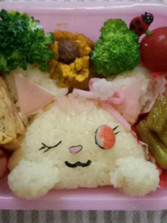 キャラ弁♡ジュエルペットのサンゴ♡-レシピのメイン写真