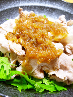 塩麹冷しゃぶ☆おろし醤油レモン風味だれ-レシピのメイン写真