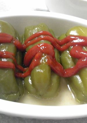 煮込み仕立てのピーマン肉詰め-レシピのメイン写真