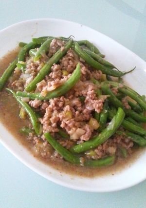 簡単！いんげんとひき肉のうまうま炒め-レシピのメイン写真