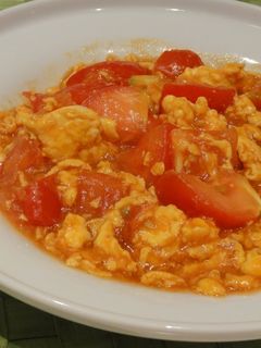 ケチャップで中華?!トマトと卵の炒め物-レシピのメイン写真