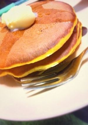 ふわふわにんじんパンケーキ-レシピのメイン写真