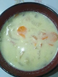 ヘルシー!豆乳スープ-レシピのメイン写真