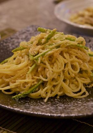 アスパラ明太パスタ-レシピのメイン写真