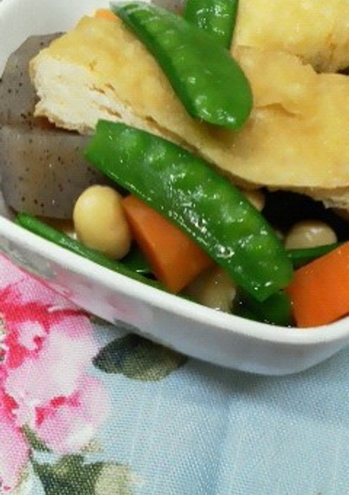 油揚げと野菜の煮物(*^^*)-レシピのメイン写真