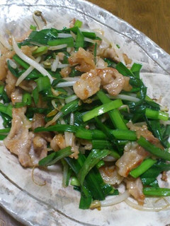 豚ニラ炒め☆簡単で美味しい一品(^3^)-レシピのメイン写真