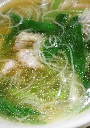 濃厚鶏スープで作った鶏にゅうめん-レシピのメイン写真