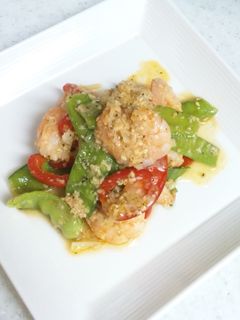 海老のごま塩麹炒め-レシピのメイン写真