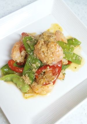 海老のごま塩麹炒め-レシピのメイン写真