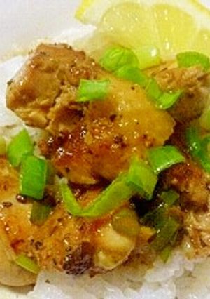 面倒な日はコレ♪さっぱり碁石茶塩ﾀﾞﾚ丼-レシピのメイン写真