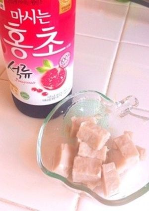 ザクロ酢豆乳寒天★-レシピのメイン写真