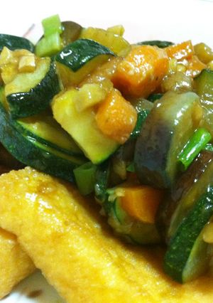 厚揚げのステーキ　たっぷり野菜がけ-レシピのメイン写真