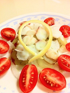 タコの真っ白カルパッチョ-レシピのメイン写真