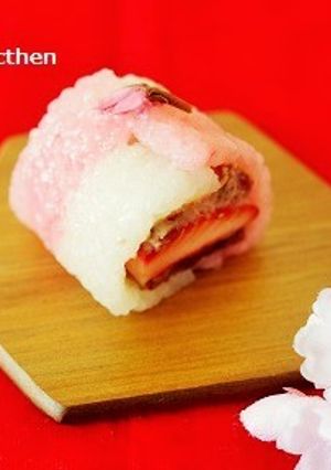 桜色の和菓子-レシピのメイン写真