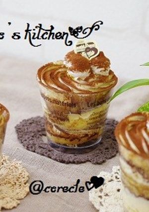 ティラミス風カップケーキ-レシピのメイン写真