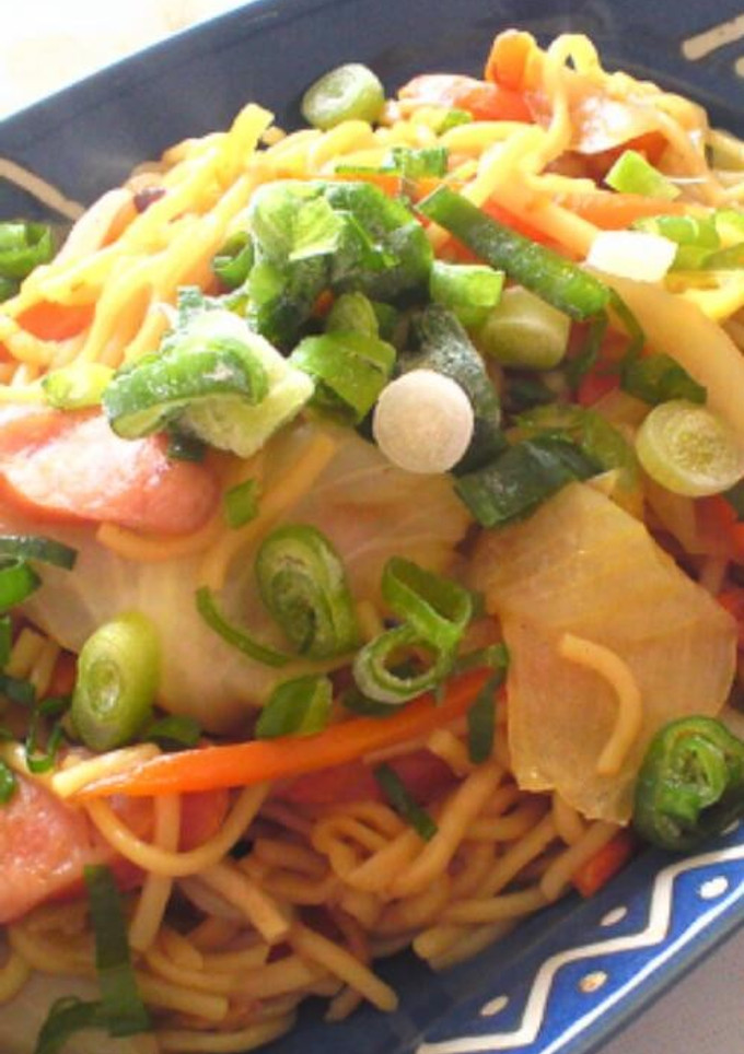 時短！余り野菜で和風な焼きそば-レシピのメイン写真