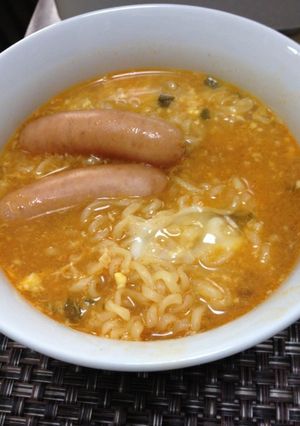 我が家の辛ラーメンの食べ方-レシピのメイン写真