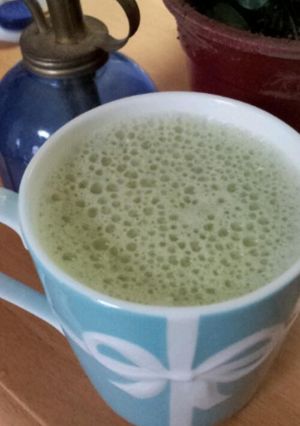 なるべくヘルシーにたっぷり飲む抹茶ラテ。-レシピのメイン写真