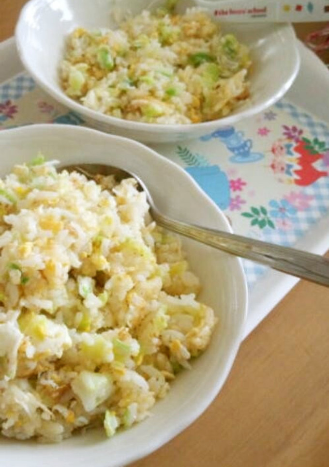 離乳食完了期☆ママも一緒にしらす炒飯♪-レシピのメイン写真