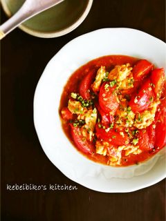 醤油麹deトマトと卵の炒めもの-レシピのメイン写真