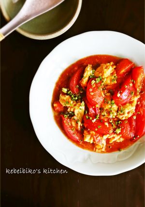 醤油麹deトマトと卵の炒めもの-レシピのメイン写真