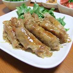รูปของ もやしの肉巻き～簡単節約ボリュームおかず