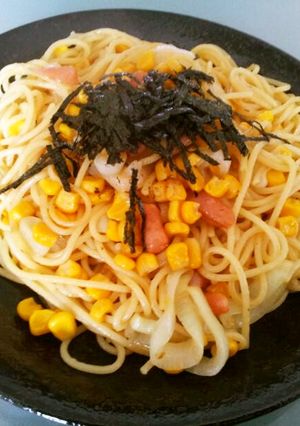 好きな具材で和風パスタ★隠し味は昆布茶！-レシピのメイン写真