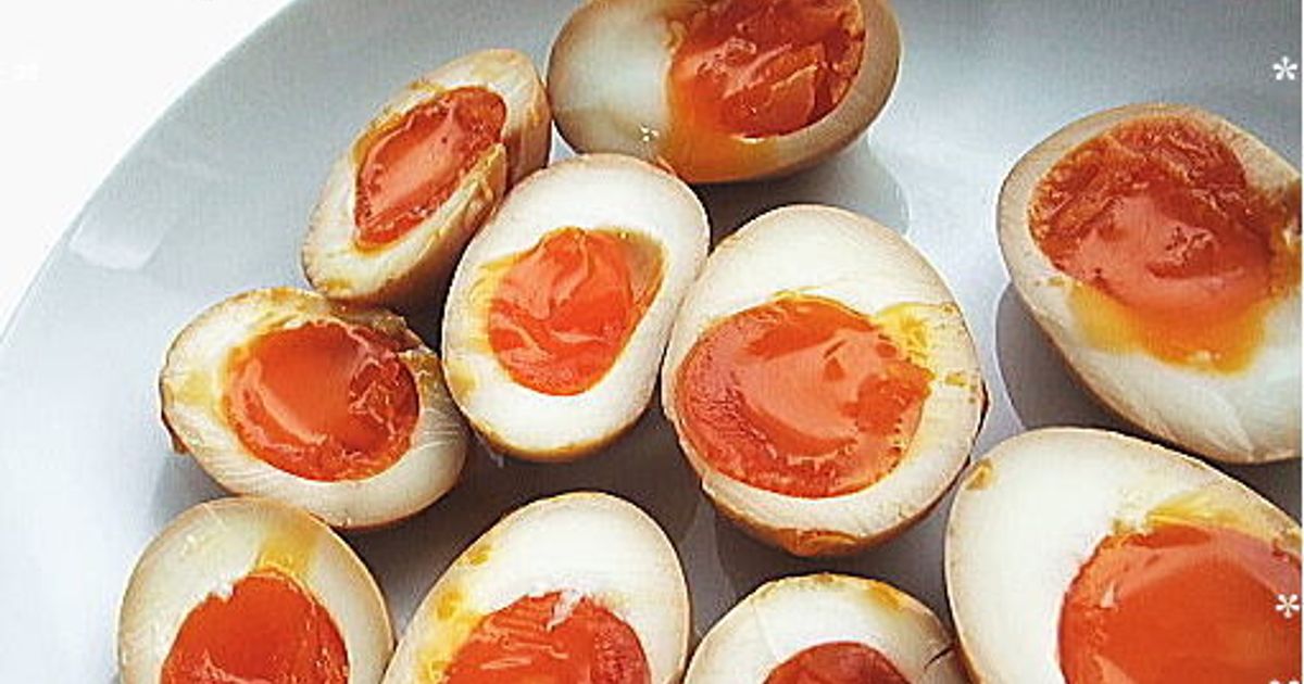 煮卵 とろっと「半熟煮卵」味が染みて絶品！煮卵でのっけご飯も