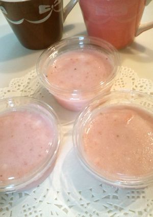 ＊いちごムース＊〜生クリーム不使用〜-レシピのメイン写真