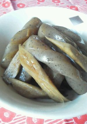 ピリッ!と甘辛!コンニャク煮(・∀・)-レシピのメイン写真