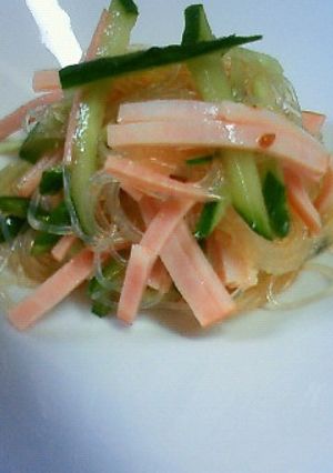 簡単！ヘルシー！プチプチ海藻麺中華サラダ-レシピのメイン写真