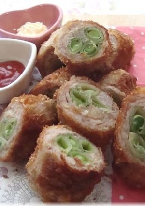 スナップえんどうとえのきのマキマキ揚げ-レシピのメイン写真