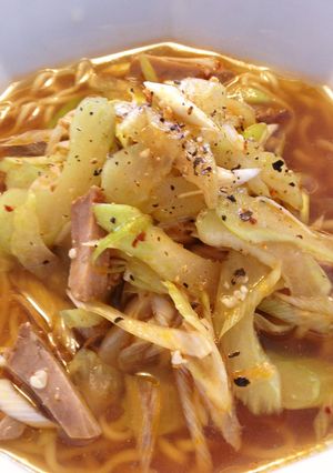 塩麹使用☆マルちゃん正麺でセロリラーメン-レシピのメイン写真