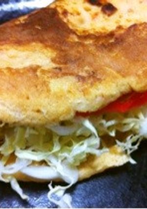 おからとトマトのキャベツクレープ♪-レシピのメイン写真