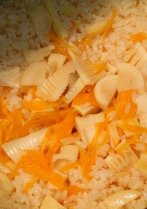 筍炊き込み玄米-レシピのメイン写真