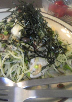 パスタソース使用ペペロンチーノ-レシピのメイン写真