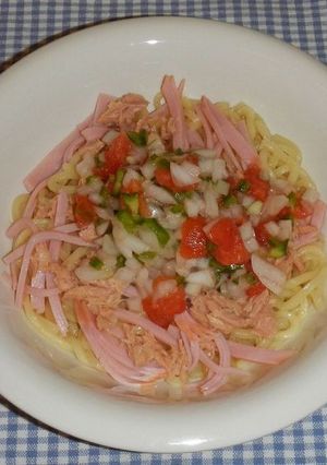 サルサで冷やし中華-レシピのメイン写真