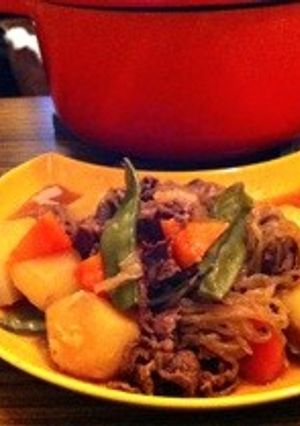 ル・クルーゼDEほっこり肉じゃが-レシピのメイン写真