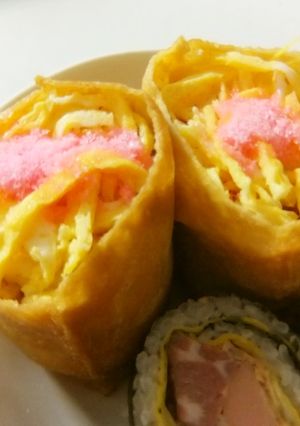 余った炊き込みご飯でリメイク☆いなり寿司-レシピのメイン写真
