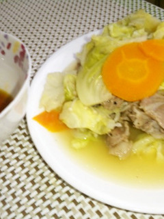 簡単!!春キャベツの酒蒸し中華味!!-レシピのメイン写真