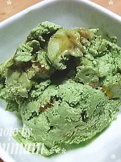とろ~り黒蜜の抹茶アイスクリーム-レシピのメイン写真