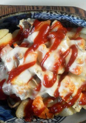 鶏肉ジャーマンポテト♪リメイク-レシピのメイン写真