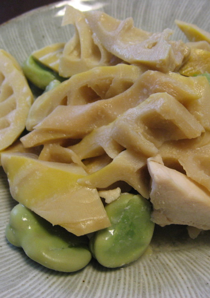 筍とそら豆の簡単煮-レシピのメイン写真