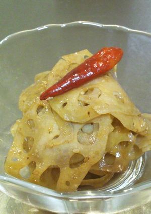 超薄切り☆レンコンのきんぴら～☆-レシピのメイン写真