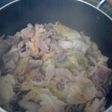 白菜と豚の炒め煮