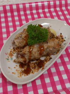 肉巻きチーズ *ヘルシーカツ味-レシピのメイン写真