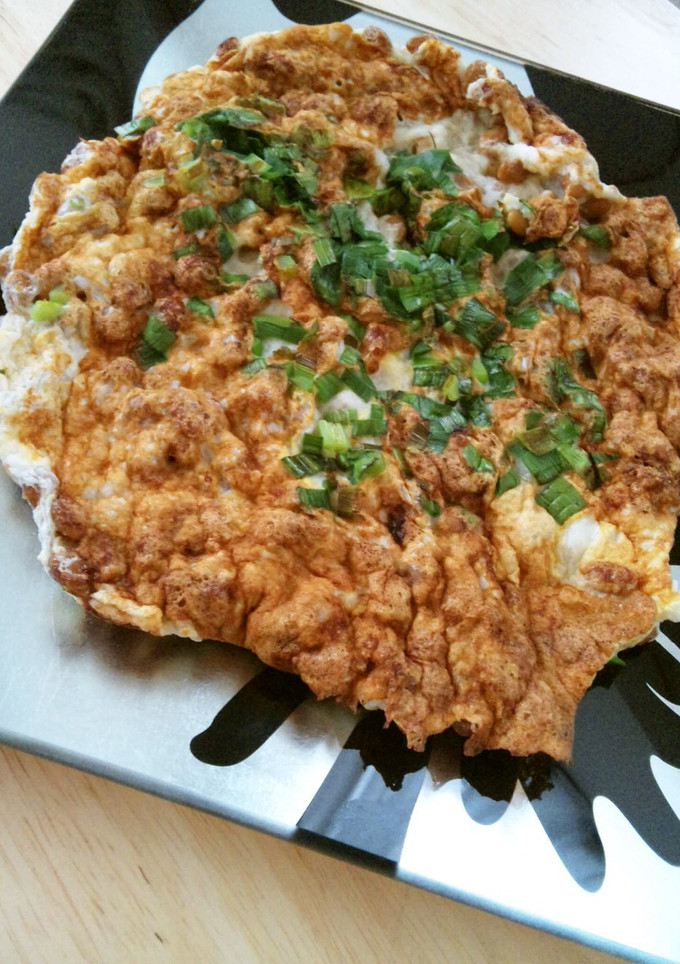 納豆のふわふわ焼き☆材料３つだけ-レシピのメイン写真