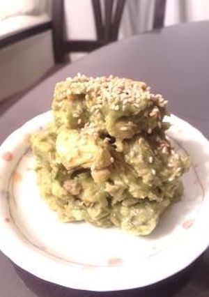 アボカドと焼き鮭のユッケ風-レシピのメイン写真
