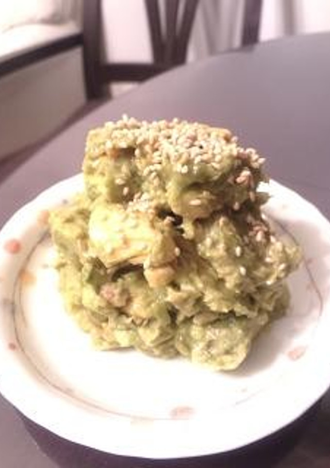 アボカドと焼き鮭のユッケ風-レシピのメイン写真