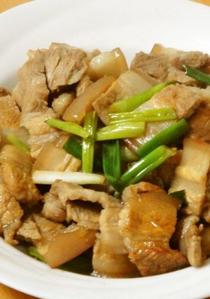 台湾料理~回鍋肉と青葱の醤油炒め-レシピのメイン写真